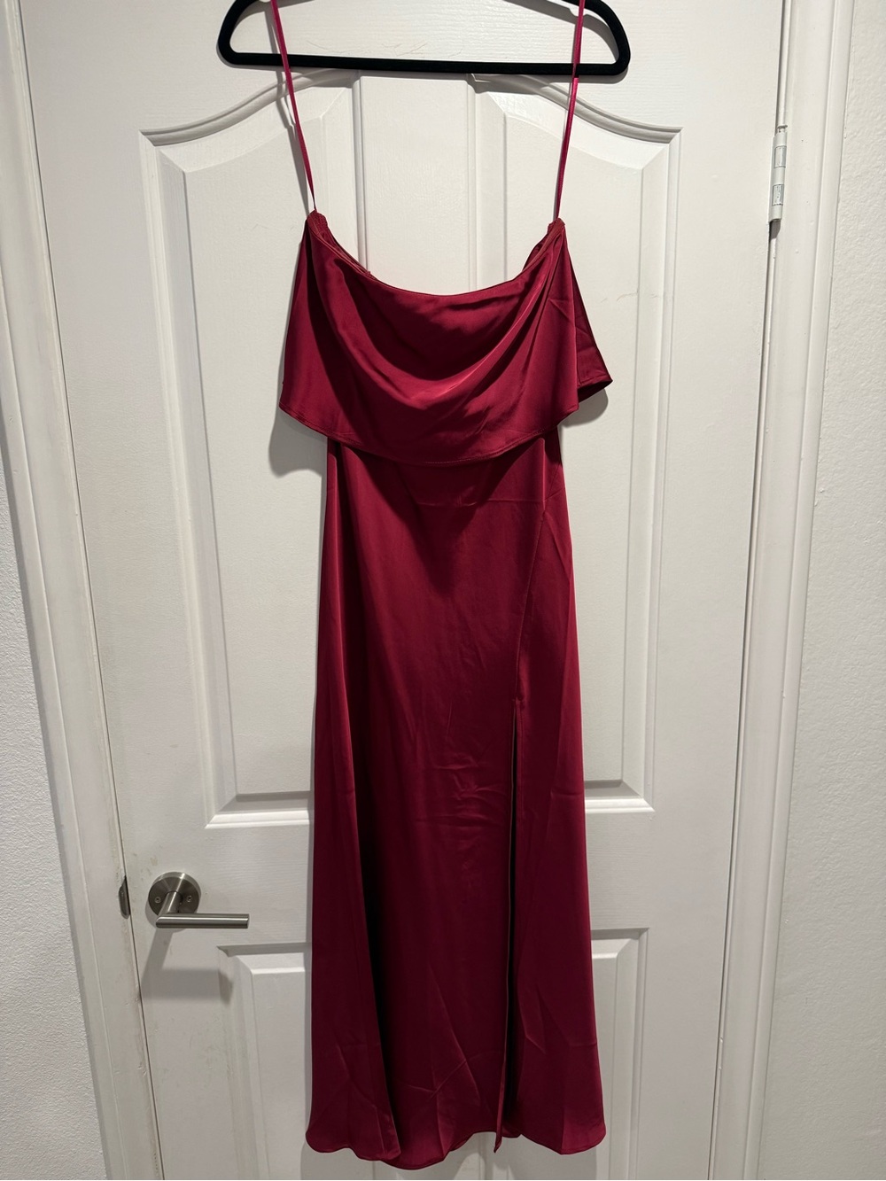 Petal + Pup Vienna Strapless Midi Dress Berry Size S